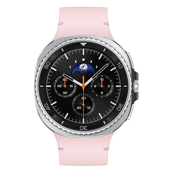 Galaxy Watch 8 Classic | 46 мм | Black | Sport/Pink | M/L, Тип ремешка : Sport, Размер корпуса : 46 мм, Цвет: Black, Цвет ремешка: Pink, Размер ремешка : M/L, Подключение часов : Bluetooth / Wi-Fi, изображение 3